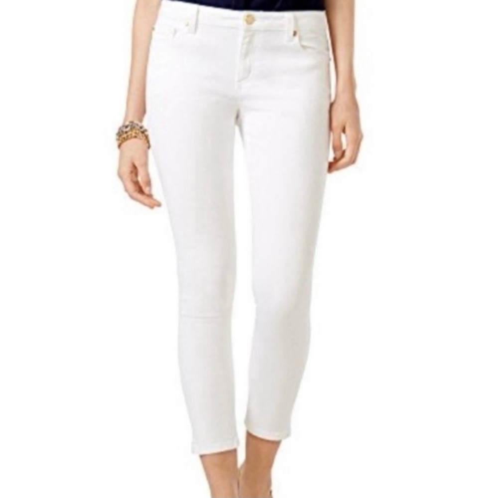 Michael Kors IZZY Skinny White Denim  Jeans
